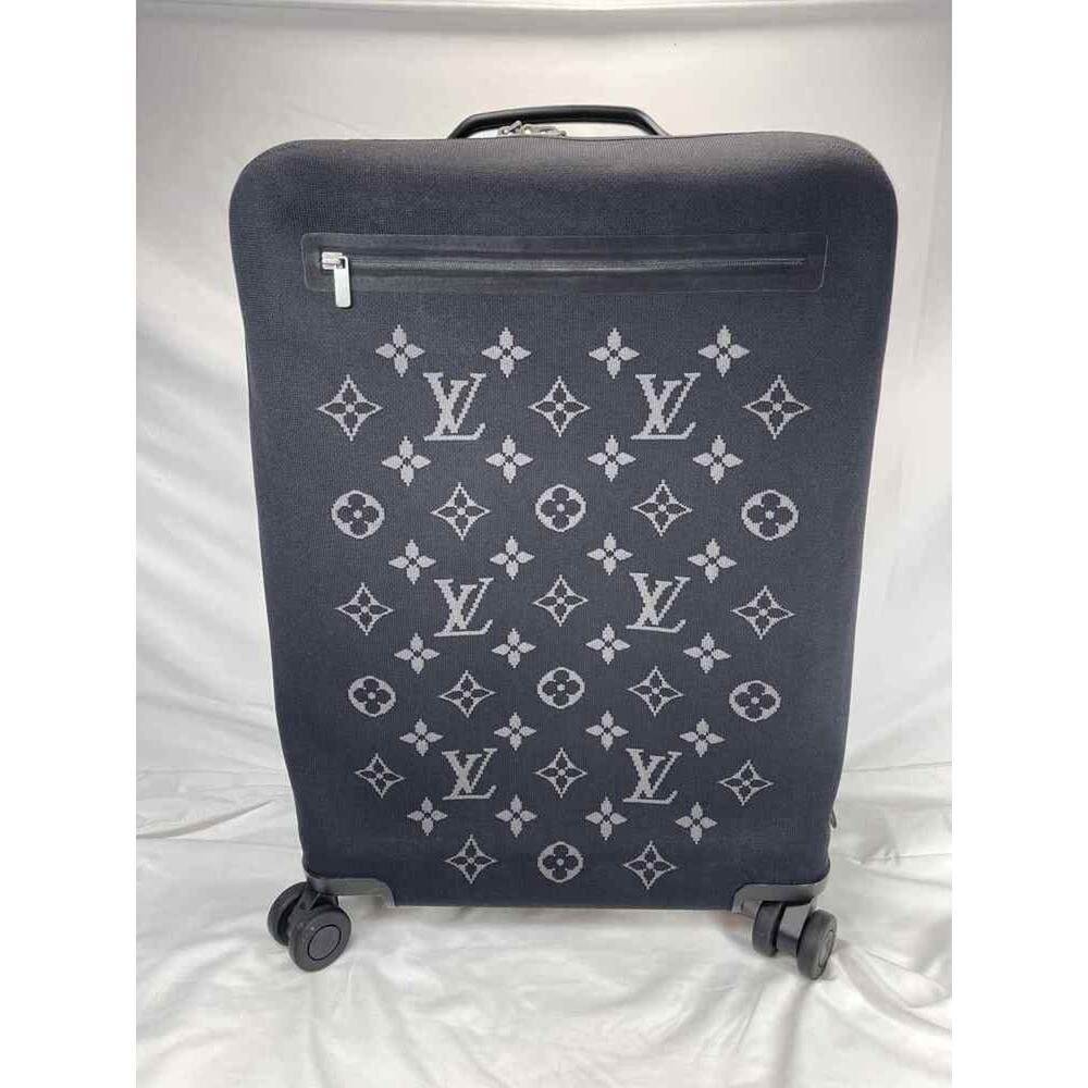 Louis Vuitton Knit Monogram Horizon Soft 55 Suitcase Black SPB-JB 352727